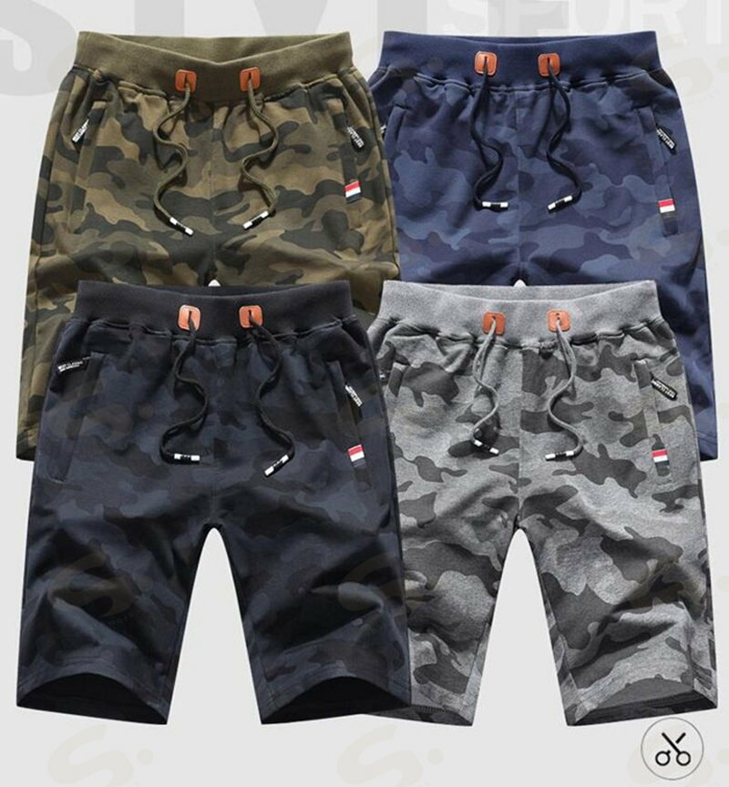 ハーフパンツ メンズ スウェットパンツ 迷彩柄 ショートパンツ 半ズボン ボトムス ...