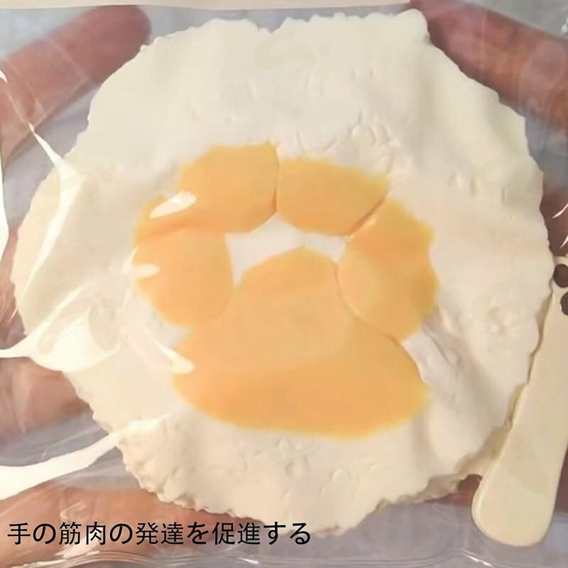 もちもちスクイーズ 肉球スクイーズ シリコン製ブルーベリーシュークリーム 水感触の伸縮性スティッキーボー 月見おにぎり 猫の手デザイン 弾力性抜群で柔らかい手触り パーティー記念品やストレス解消に最適 子供も大人も大好き！ shareworks-10041873 しぇあわーくす 楽天市場店 サンプル画像2