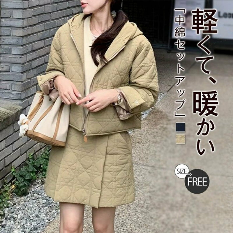 楽天市場】キルティング コート（スーツ・セットアップ｜レディース