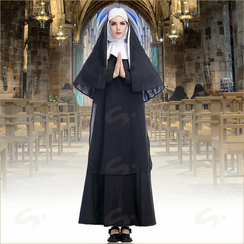 ハロウィン衣装 シスター 聖女 修道女 コスプ...の紹介画像2