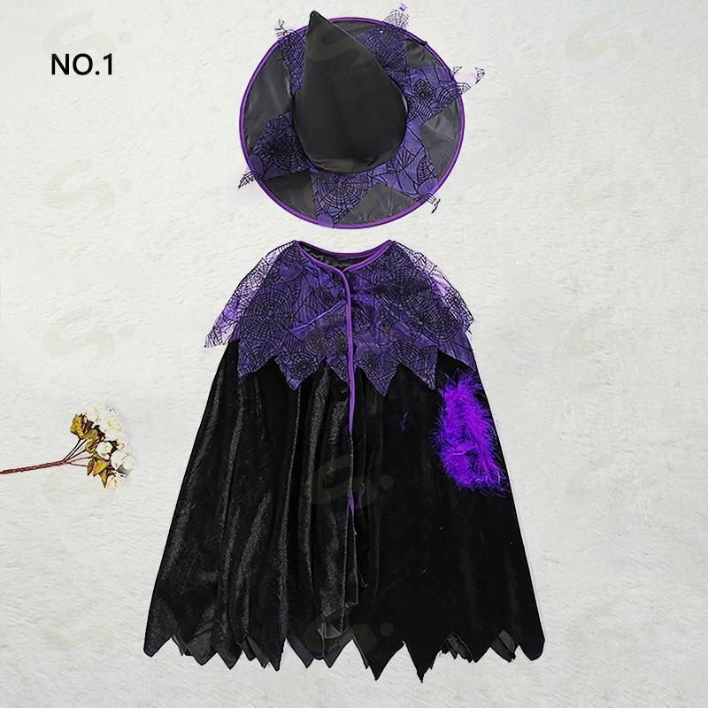 ハロウィン コスプレ 魔女 子供 衣装 女の子...の紹介画像2