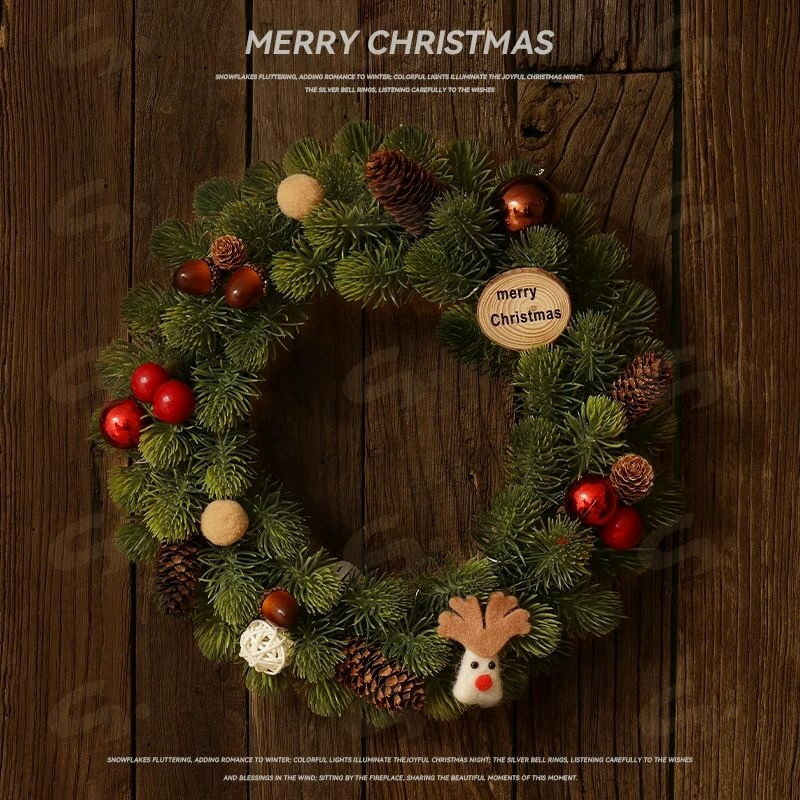 クリスマスツリーリースセット ナチュラルリース...の紹介画像3
