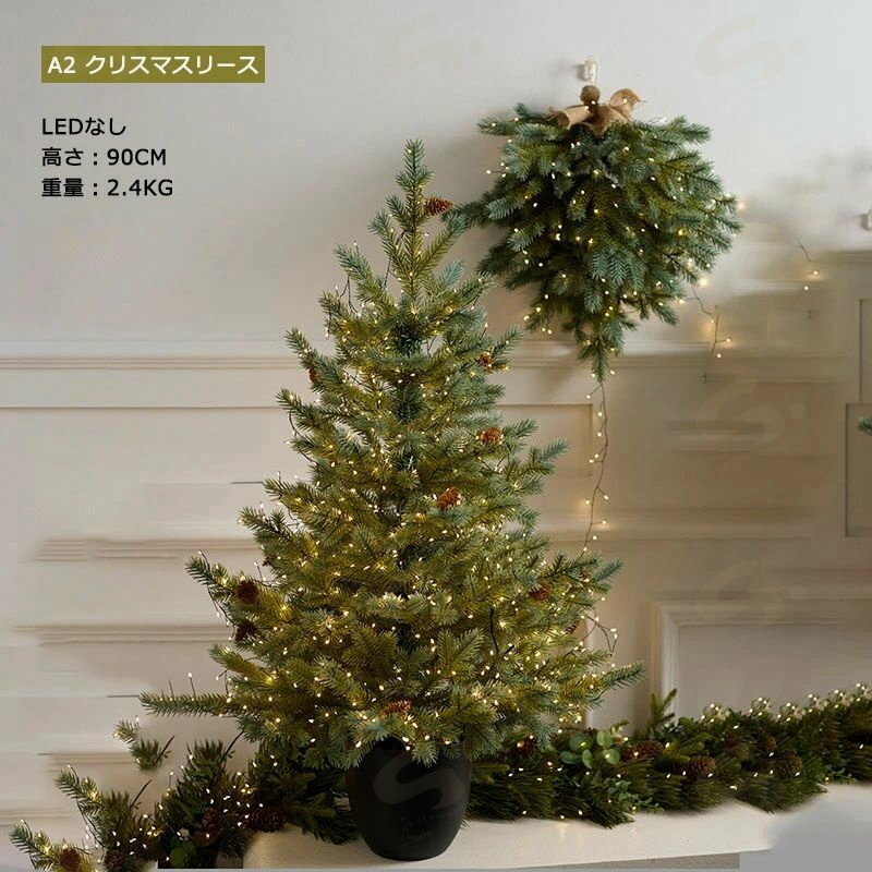 クリスマス リース屋外 人工リース クリスマス...の紹介画像3