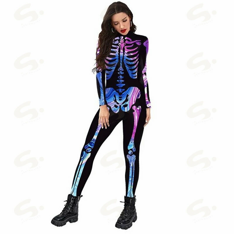 ハロウィン スケルトン コスプレ 衣装 レディ...の紹介画像3