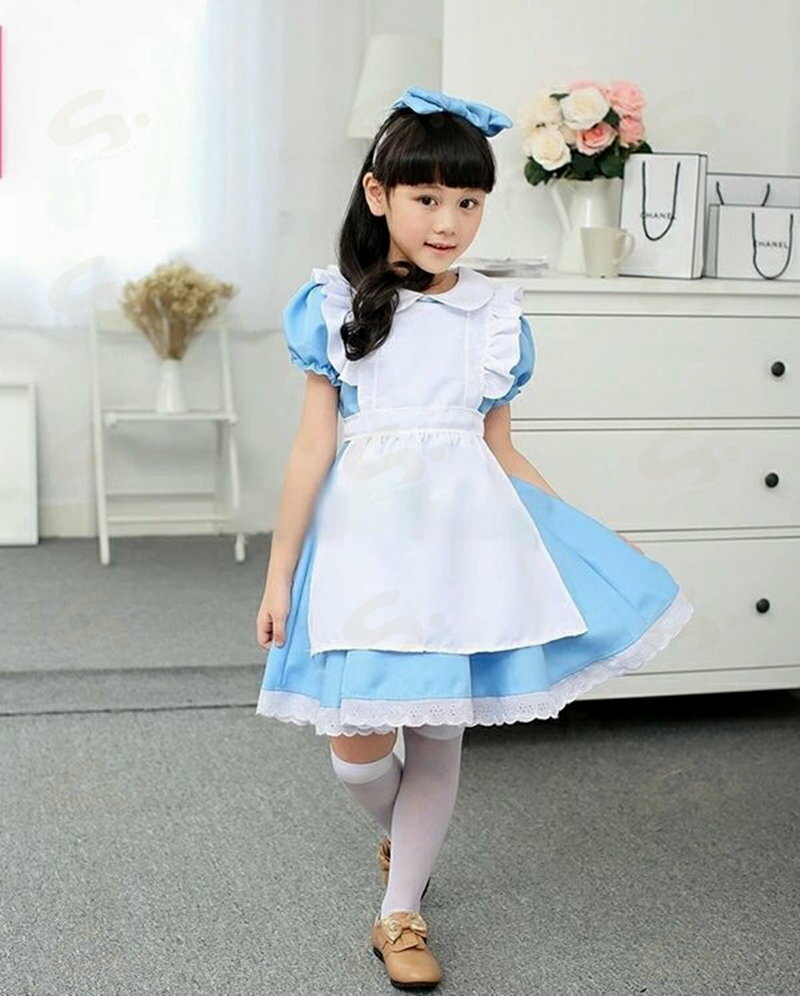 メイド服 子供用 ロリータ 3点セット キッズ...の紹介画像2