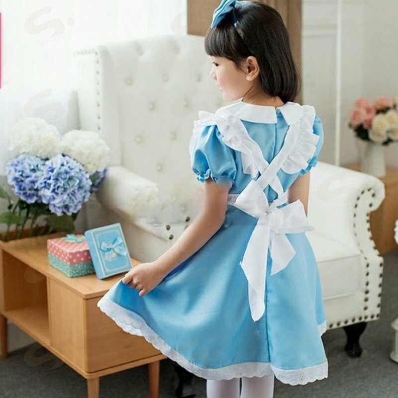 メイド服 子供用 ロリータ 3点セット キッズ...の紹介画像3