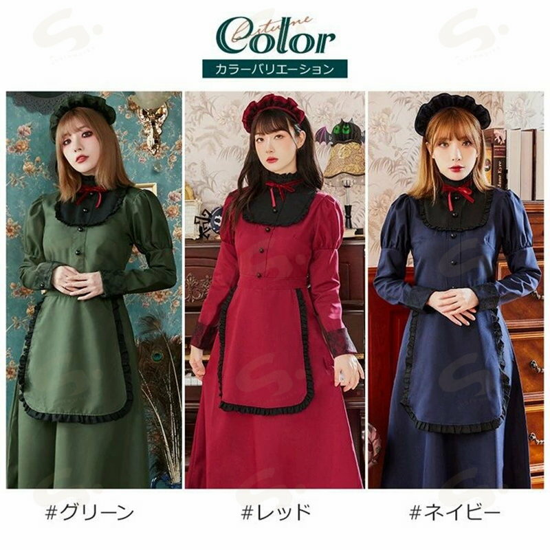 選べる3色 ハロウィン コスプレ 仮装 メイド...の紹介画像3