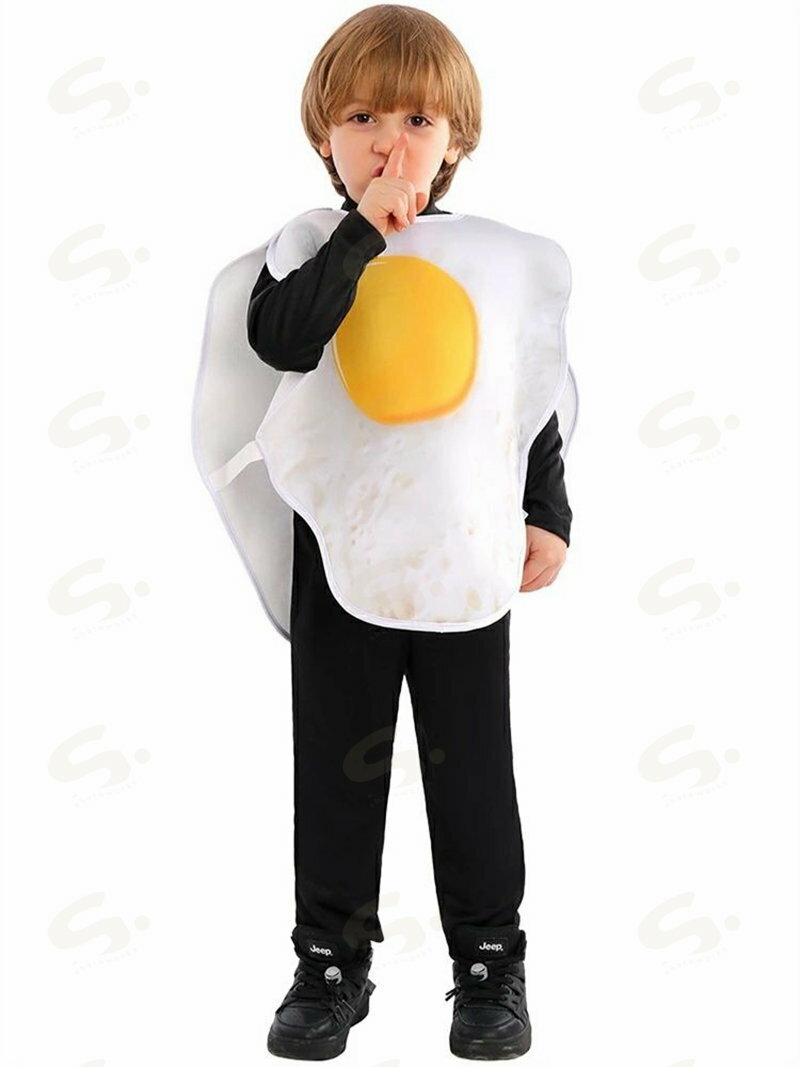 目玉焼き 仮装 ハロウィン 衣装 子供 パーテ...の紹介画像2