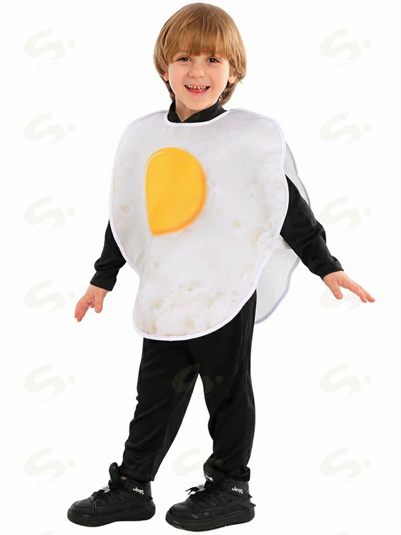 目玉焼き 仮装 ハロウィン 衣装 子供 パーテ...の紹介画像3