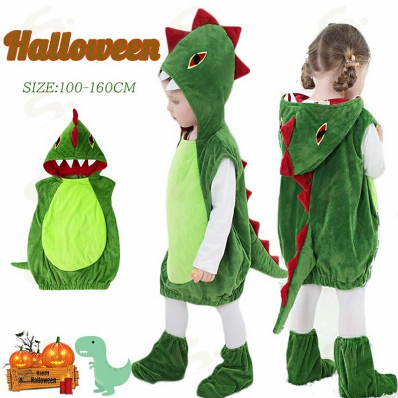 ハロウィン 衣装 子供 恐竜 着ぐるみ コスプレ衣装 女の子 恐竜 仮装 おもしろ クリスマス衣装 オールインワン 男の子 可愛い ハロウィン コスチューム パーティー 誕生日 発表会 イベント 演出服 学園祭 cosplay 2歳 写真撮影 100-1