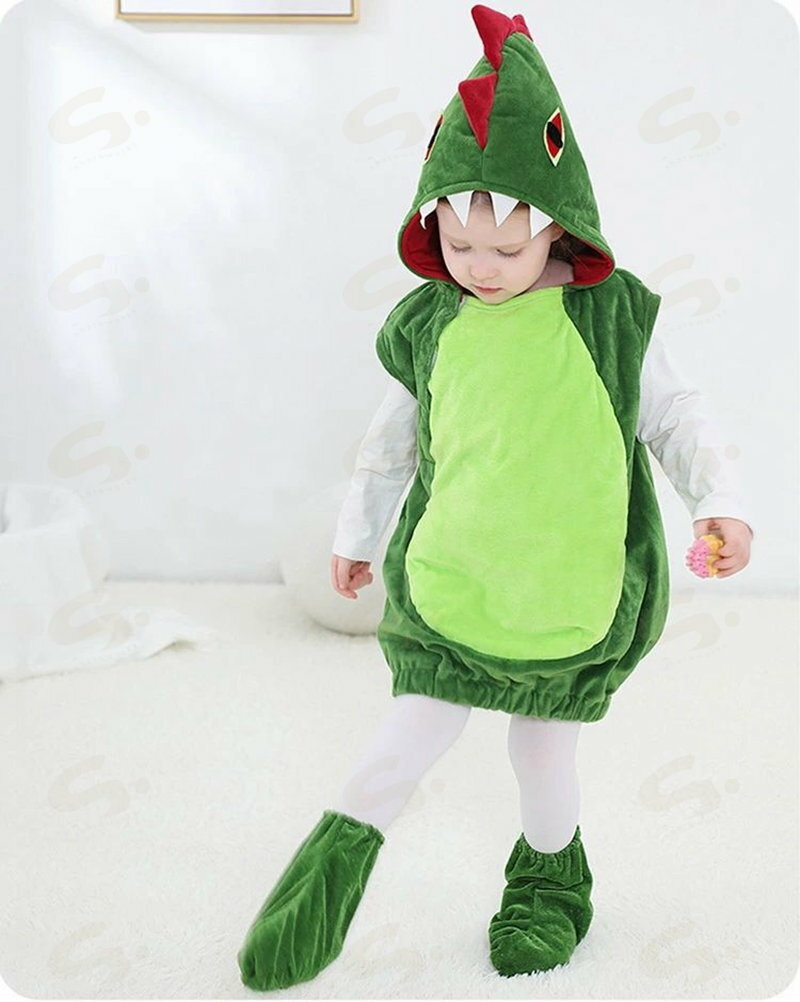 ハロウィン 衣装 子供 恐竜 着ぐるみ コスプ...の紹介画像3