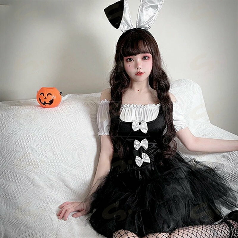 バニーガール 仮装 バニー 制服 ハロウィン衣...の紹介画像3
