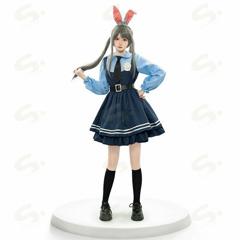 ハロウィン コスプレ ウサギ警察 キツネ詐欺師...の紹介画像3