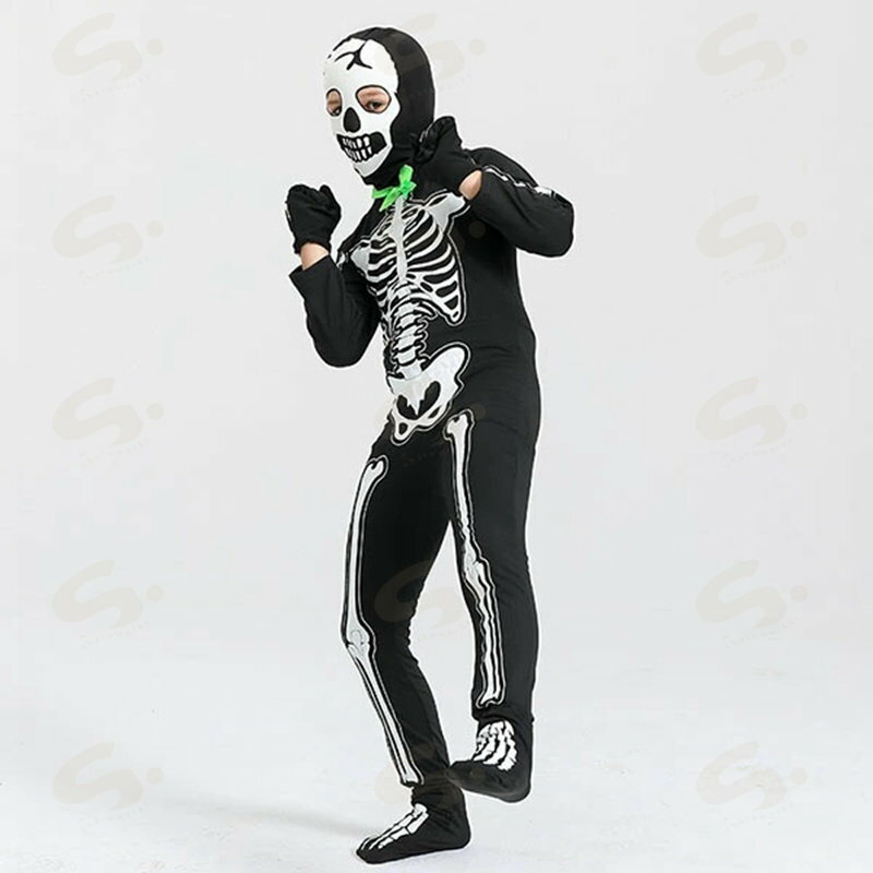 ハロウィン 骸骨 コスプレ 仮装 子供 光る ...の紹介画像3
