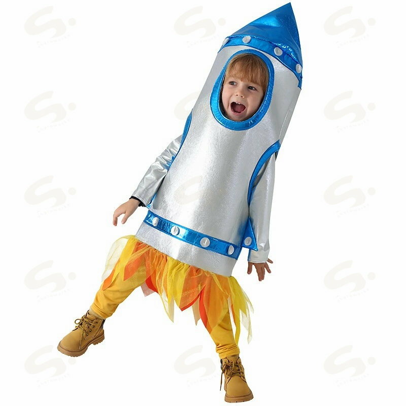 ハロウィン 衣装 子供 ロヶット に変身 着ぐ...の紹介画像3