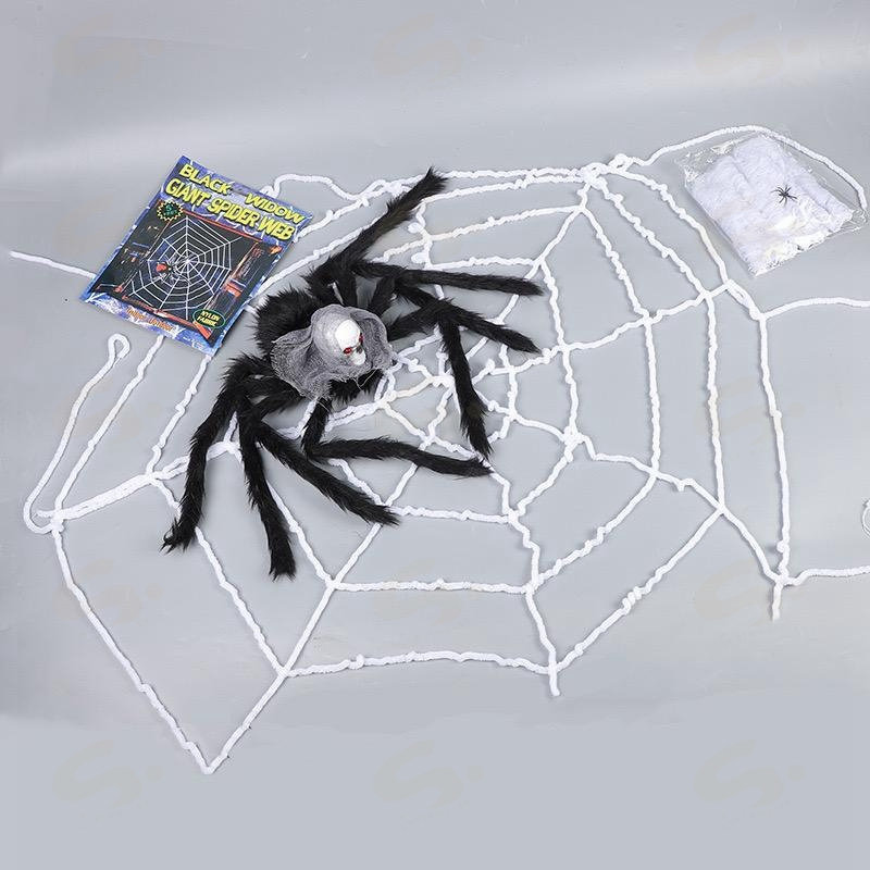 ハロウィン 飾り ホラー おばけ装飾 ふわふわのクモ 大きなクモ ホラー 75cm恐怖シリーズ お化け屋敷 学園祭 新年会 肝試し 新品 忘年会 恐怖グッズ