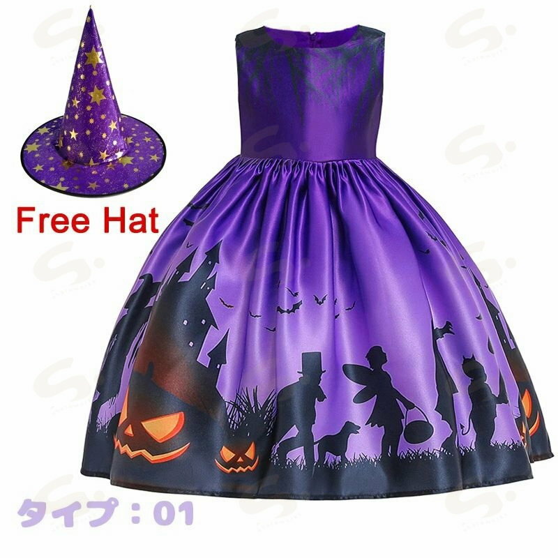 ハロウィン クリスマス 置物 子供ドレス 女の...の紹介画像3