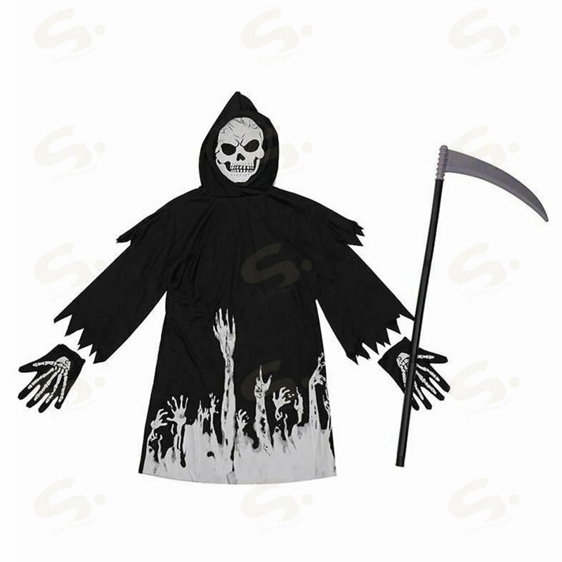 死神 夜光 ハロウィン コスプレ衣装 光る お...の紹介画像2
