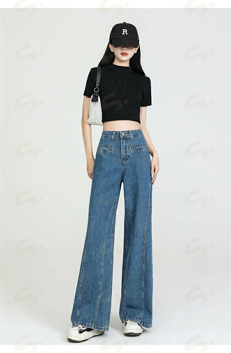 【綺麗め!】バックリボンデニムパンツ デニムパ...の紹介画像3