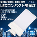 LEDツイン蛍光灯 FML18 LED FML18EXL FML18EXW FML18EXN FML18EXD 色選択 ツイン2パラレル(4本平面ブリッジ) 2...