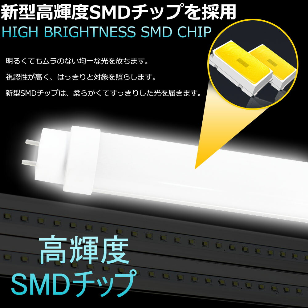 【10本セット】全工事不要 LED蛍光灯 40...の紹介画像3