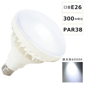 LEDХ饹ȥ쥹 25W 300W 6000K E26 PAR38 ӡ LED ľ  LEDݥåȥ饤 E26 Х饹ȥ쥹 5000LM 50000HĹ̿ IP65 ɿ ɿ ⳰ ⵱ ʥ  ȼͳ140 ľ Ҹ  ǯݾڡ