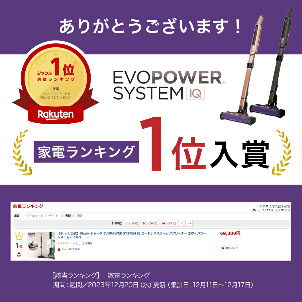 Shark『EVOPOWERSYSTEMiQ』