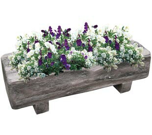 シャルカ FRP 枕木調ワイドプランター820