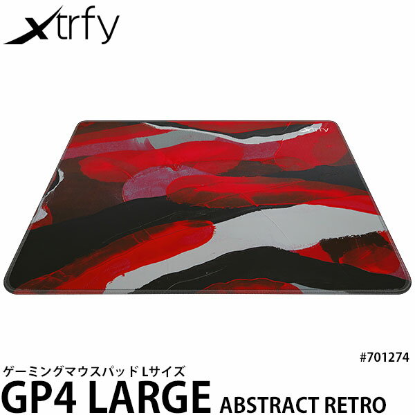 《在庫限り》 Xtrfy GP4 LARGE ゲーミングマウスパッド Lサイズ アブストラクトレトロ #701274 