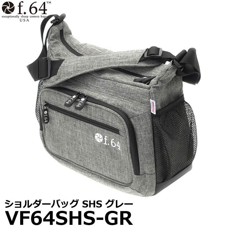 【送料無料】 エツミ VF64SHS-GR f.64 ショルダーバッグ SHS グレー カメラバッグ 一眼レフ対応 キャリーバーループ付