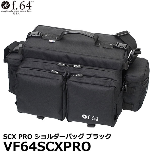 楽天写真屋さんドットコム【送料無料】【即納】 エツミ f.64 VF64SCXPRO SCX PRO ショルダーバッグ ブラック [f64 プロ用 カメラバッグ スタンダードモデル キャリーオンバッグ]