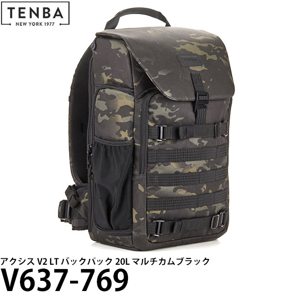 テンバ カメラバッグ 【送料無料】 TENBA V637-769 アクシス V2LTバックパック 20L マルチカムブラック [カメラバッグ Axis v2 LT 20L Backpack/テンバ]