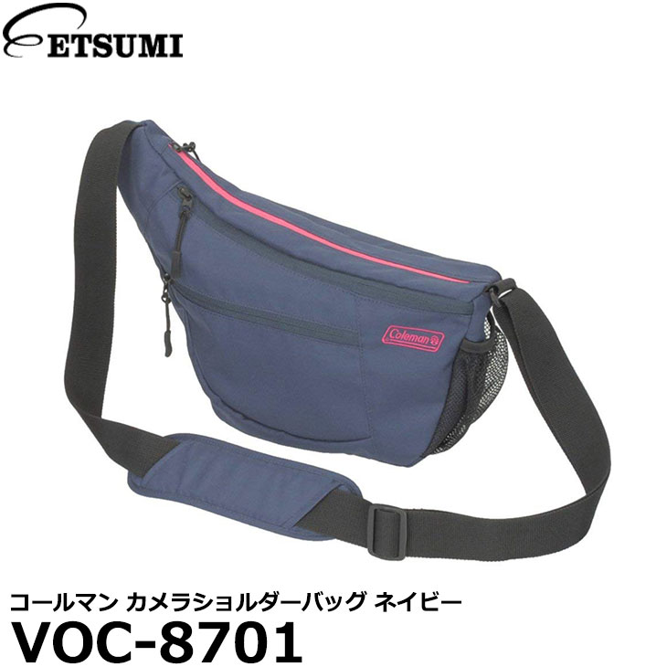 コールマン カメラバッグ 【送料無料】 エツミ VCO-8701 コールマン カメラショルダーバッグ ネイビー [Coleman カメラバッグ ミラーレス/小型一眼レフカメラにおすすめ]