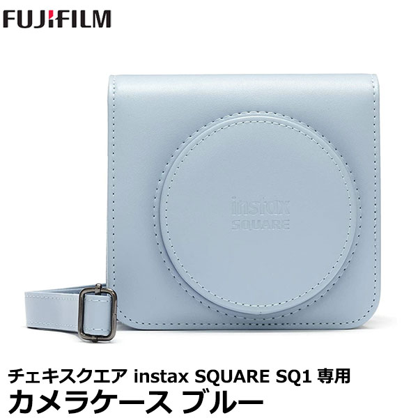  フジフイルム カメラケース ブルー instax SQUARE SQ1専用 