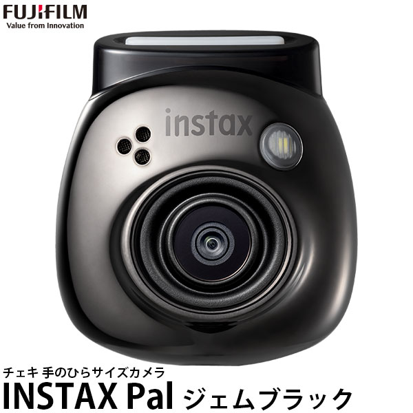 【送料無料】 フジフイルム デジタルカメラ INSTAX Pal ジェムブラック [広角レンズ/コンパクトカメラ/microSDカード対応] ※欠品：納期未定（5/17現在）