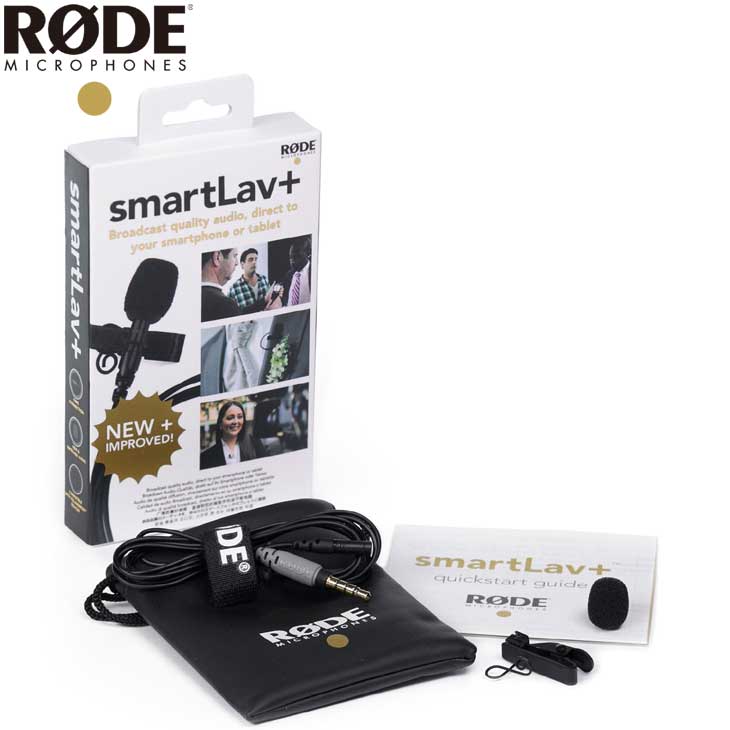 【メール便 送料無料】【即納】 RODE SmartLav+ スマートフォン専用ラベリアマイク [ロードマイクロフォンズ 無指向性 ピンマイク スマホ対応 国内正規品]