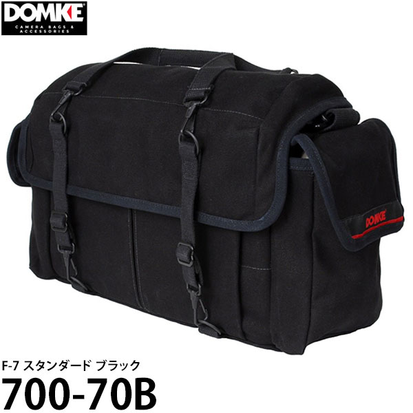 ドンケ カメラバッグ 【送料無料】 ドンケ 700-70B F-7 スタンダード ブラック [DOMKE カメラバッグ 一眼レフ ショルダーバッグ] ※欠品：納期未定（5/24現在）