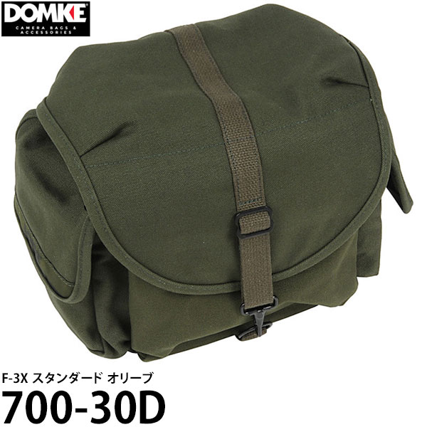 ドンケ カメラバッグ 【送料無料】 ドンケ 700-30D F-3X スタンダード オリーブ [DOMKE カメラバッグ 一眼レフ ショルダーバッグ] ※欠品：納期未定（5/8現在）