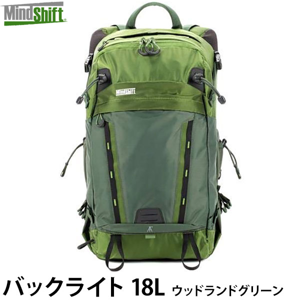 【送料無料】 マインドシフトギア バックライト18L ウッドランドグリーン MindShiftGEAR カメラバッグ 一眼レフ対応 バックパック