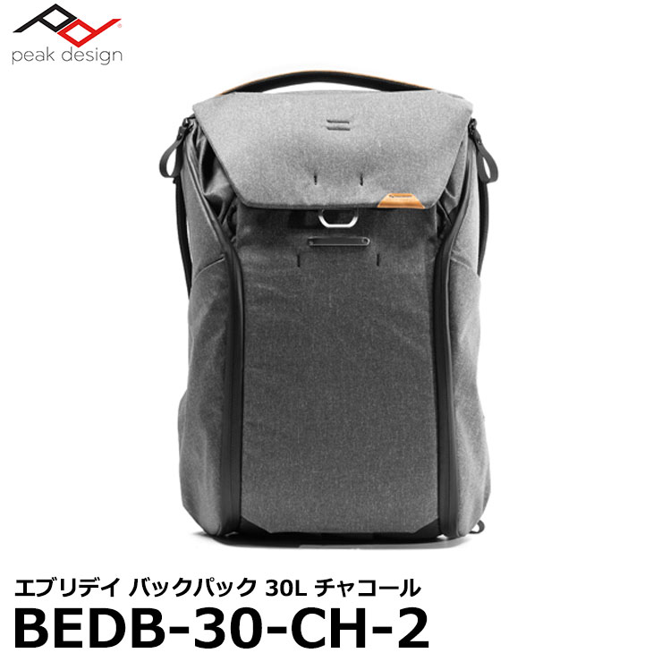 【送料無料】【即納】 ピークデザイン BEDB-30-CH-2 エブリデイ バックパック 30L V2 チャコール [Peak Design EVERYDAY BACKPACK 一眼レフカメラ向けカメラバッグ]