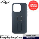ピークデザイン M-LC-BK-MN-2 エブリデイループケース iPhone15Pro用 V2 ミッドナイト
