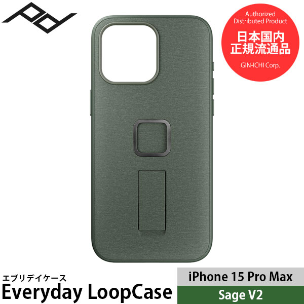 ピークデザイン M-LC-BL-SG-2 エブリデイループケース iPhone15ProMax用 V