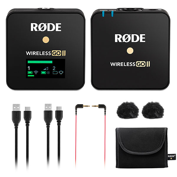 【送料無料】【あす楽対応】【即納】 RODE Wireless GO II Single ワイヤレスゴーII シングル ワイヤレスマイクシステム [送信機x1台・受信機x1台/ワイヤレスマイクシステム/WIGOIISINGLE/ロードマイクロフォン]