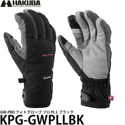 【送料無料】 ハクバ KPG-GWPLLBK GW-PRO フォトグローブ プロ PL L ブラック [タッチパネル対応 カメラ用防寒手袋 寒冷地撮影用]