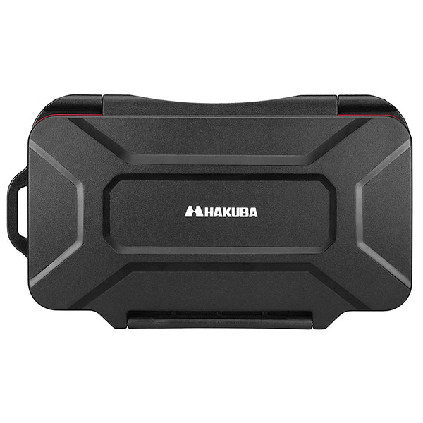 【メール便 送料無料】 ハクバ DMC-22SD12RD ハードメモリーカードケース SD12（SD/microSDカード用）レッド [SDカード12枚収納、microSDカード12枚収納可能/保護クッション/耐衝撃/カードケース/HAKUBA]