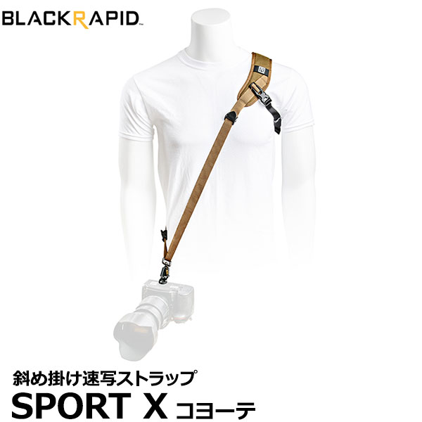 【送料無料】 BLACKRAPID 191002 カメラストラップ スポーツ X コヨーテ [スリング 速写 ショルダーストラップ ブラックラピッド 国内正規品]