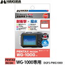 ハクバ DGFS-PWG1000 防水カメラ用液晶プロテクター 耐衝撃タイプ PENTAX RICOH WG-1000専用 【メール便 送料無料】【即納】