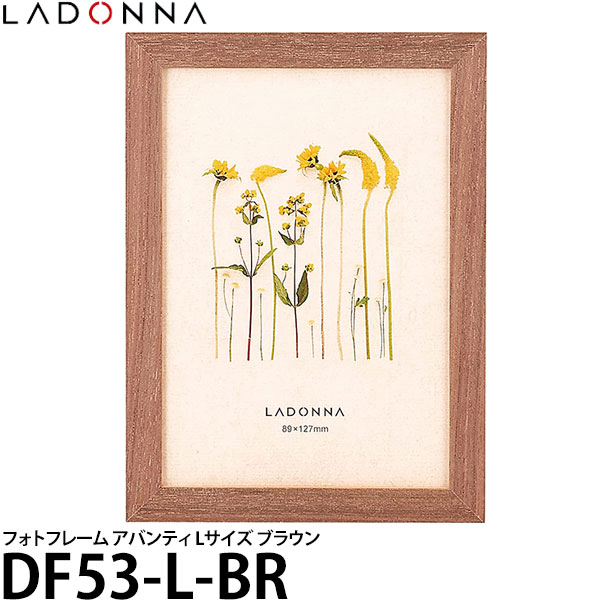 【メール便 送料無料】 ラドンナ DF53-L-BR フォトフレーム アバンティ Lサイズ ブラウン [インテリア..