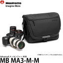 楽天写真屋さんドットコム【送料無料】【即納】 マンフロット MB MA3-M-M Advanced メッセンジャー M III [70-200mmレンズ付き一眼レフカメラ＋交換レンズ2本収納可能/14インチノートPC収納/レインカバー付属/カメラバッグ/MBMA3MM/Manfrotto]