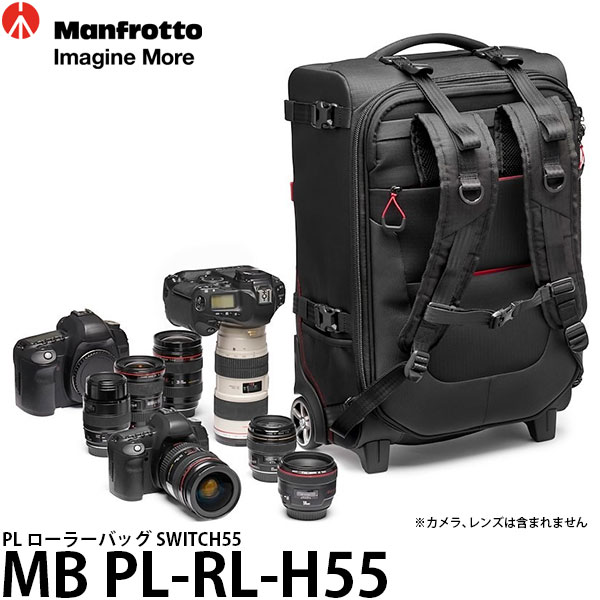 【送料無料】【即納】 マンフロット MB PL-RL-H55 PL ローラーバッグ SWITCH55 [70-200mm付き一眼レフカメラ＋交換レンズ3〜4本＋17インチノートPC収納可能/カメラバッグ/MBPLRLH55/Manfrotto]